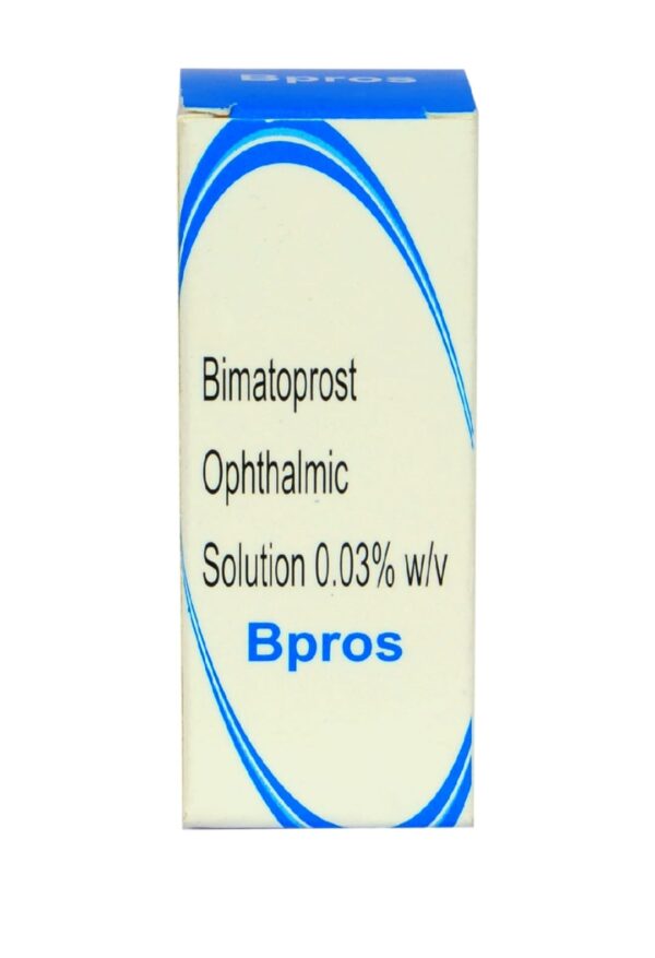 Bimatoprost Ophthalmic 0.03%, 5ML Bpros Eye Lash Growth Solution, Latisse Generic